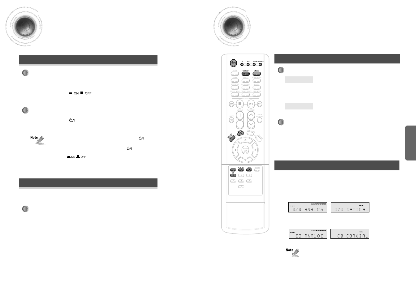 Operation, Before using the av receiver, Selecting external component input | Remote control, Main unit, Main unit remote control | Samsung HT-AS600 User Manual | Page 10 / 26