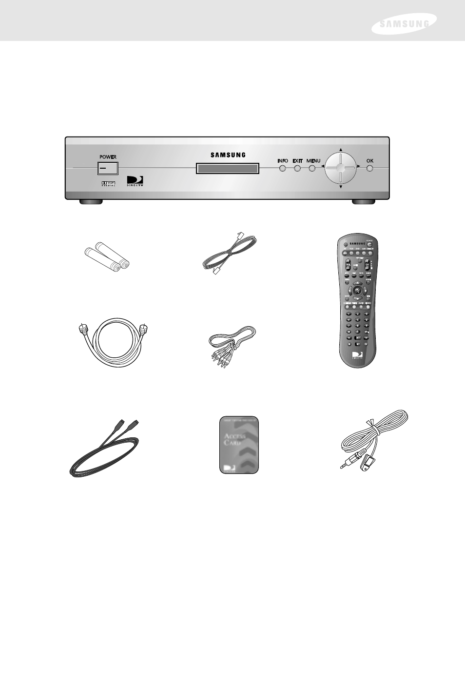 Box contents for the sir-s310w | Samsung SIR-S300W User Manual | Page 13 / 126