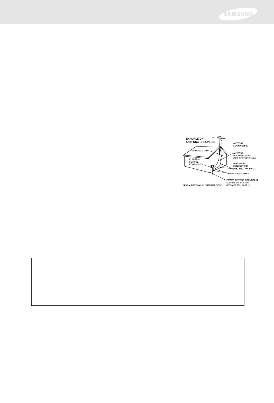 Warning! important safety instructions | Samsung SIR-S300W User Manual | Page 4 / 126