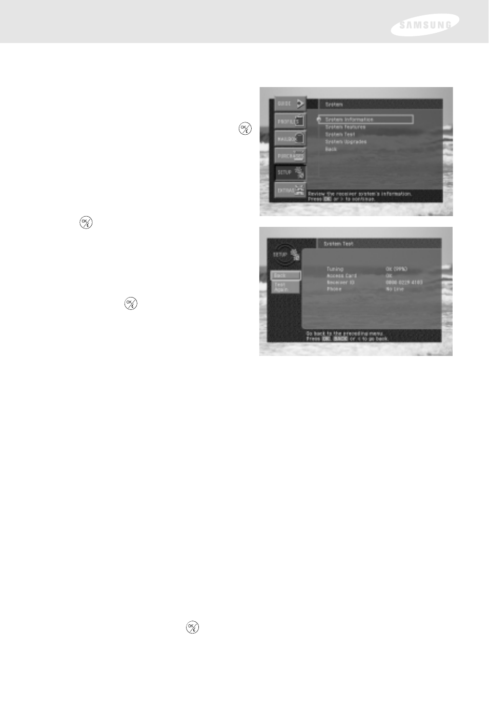 Chapter 2: setting up and connecting | Samsung SIR-S300W User Manual | Page 44 / 126