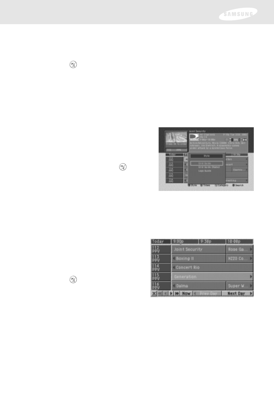 Chapter 3: watching tv | Samsung SIR-S300W User Manual | Page 57 / 126