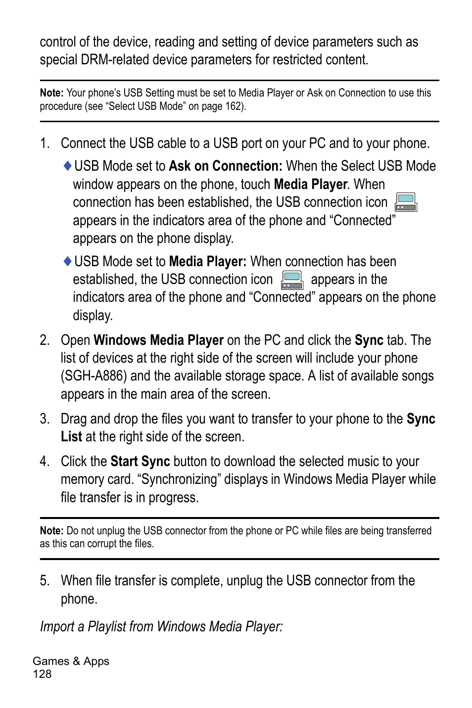 Samsung A886 User Manual | Page 134 / 208