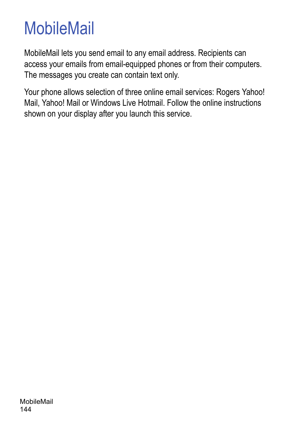 Mobilemail | Samsung A886 User Manual | Page 150 / 208