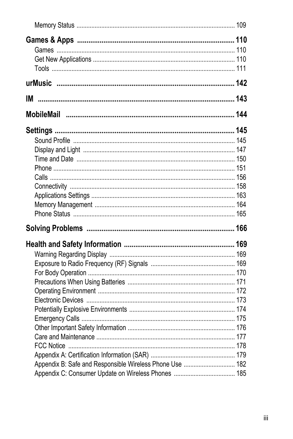 Samsung A886 User Manual | Page 5 / 208