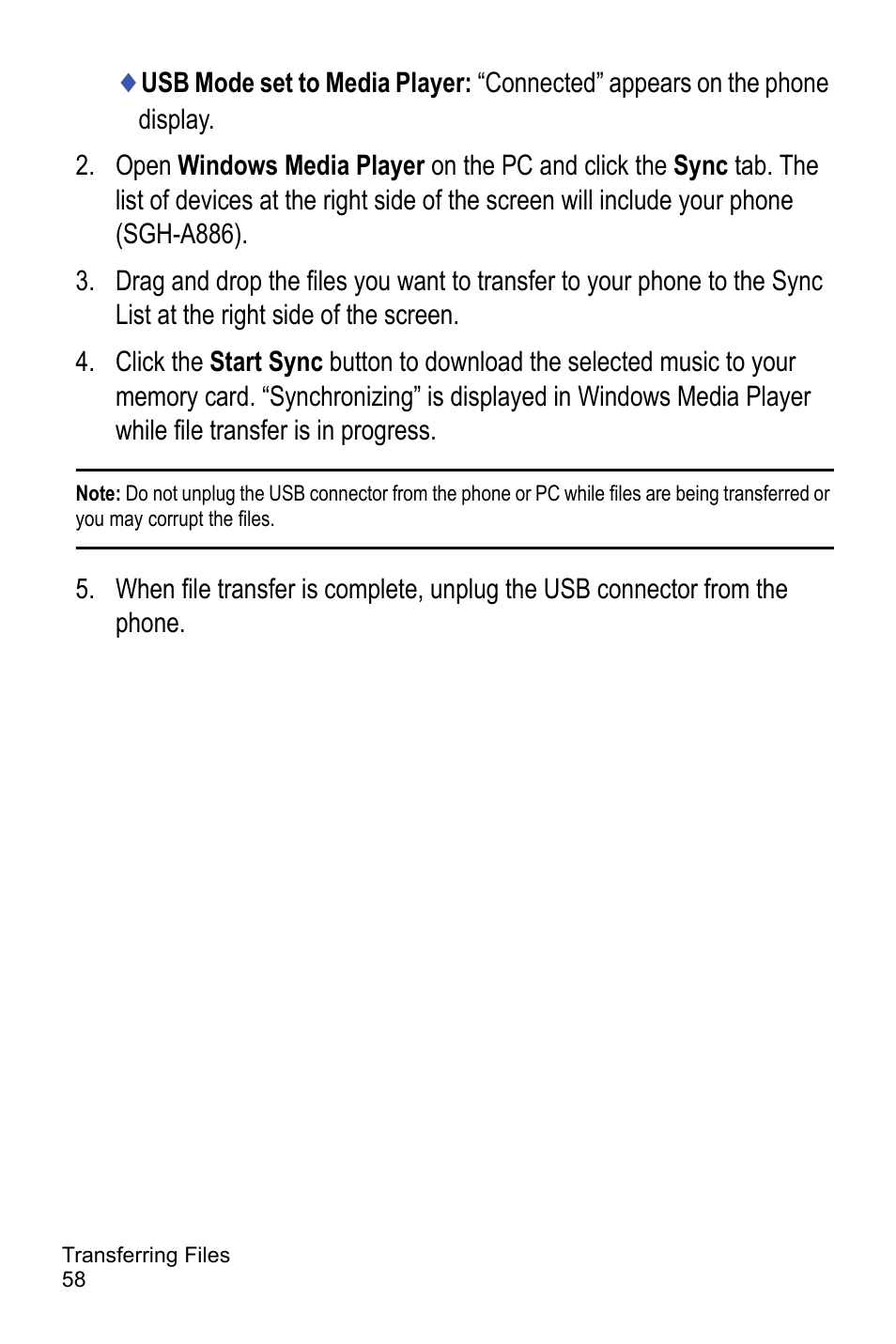 Samsung A886 User Manual | Page 64 / 208