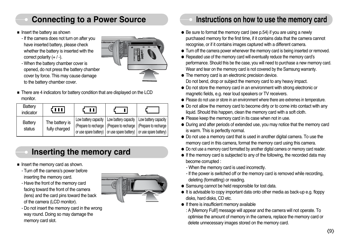 Samsung Digimax L60 User Manual | Page 10 / 78