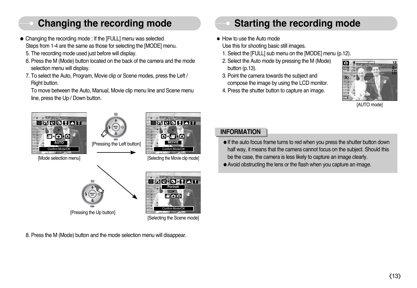 Samsung Digimax L60 User Manual | Page 14 / 78