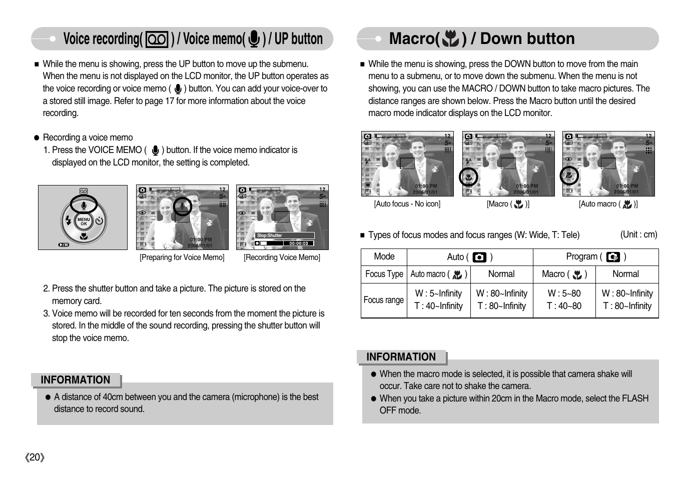 Samsung Digimax D53 User Manual | Page 21 / 78