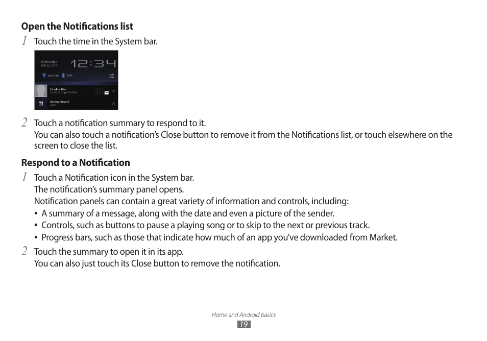 Samsung GT-P7100 User Manual | Page 19 / 108