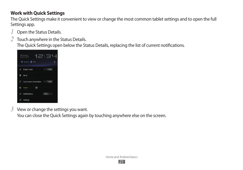 Samsung GT-P7100 User Manual | Page 21 / 108