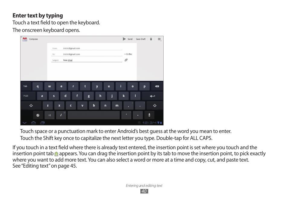 Samsung GT-P7100 User Manual | Page 40 / 108