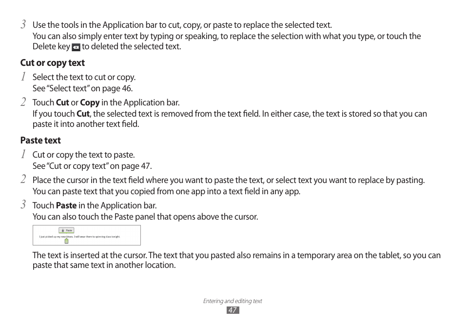 Samsung GT-P7100 User Manual | Page 47 / 108