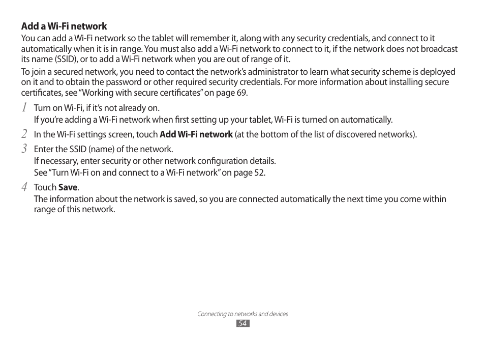 Samsung GT-P7100 User Manual | Page 54 / 108
