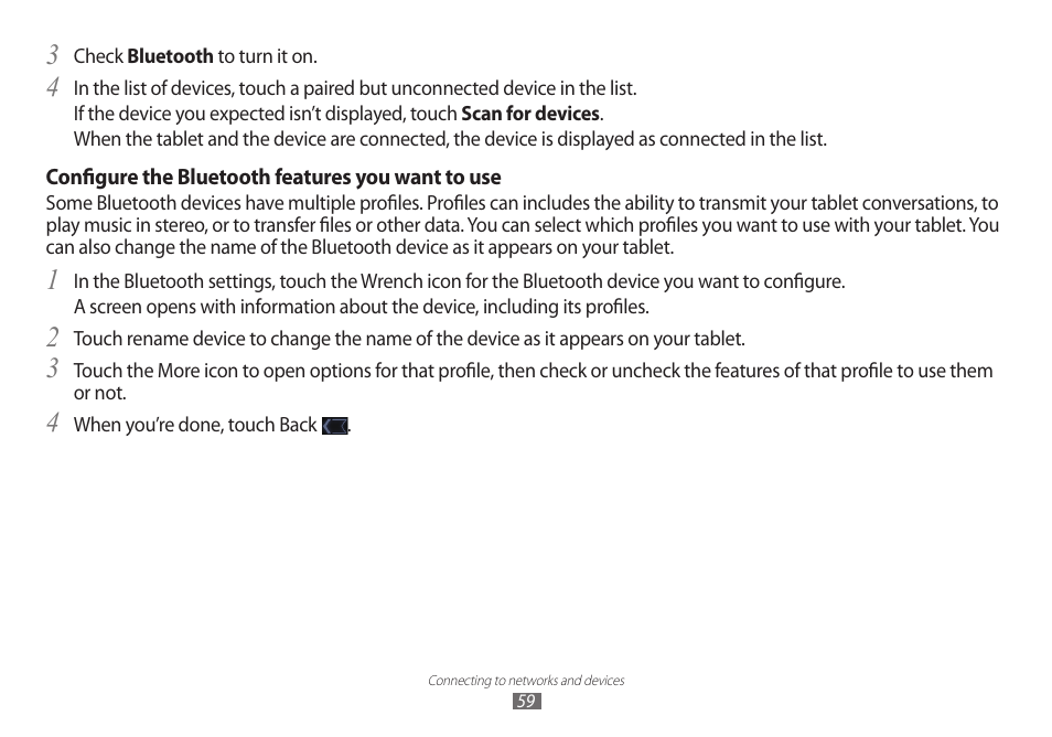 Samsung GT-P7100 User Manual | Page 59 / 108