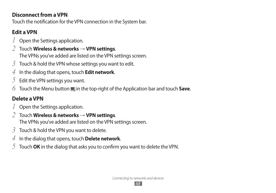 Samsung GT-P7100 User Manual | Page 68 / 108