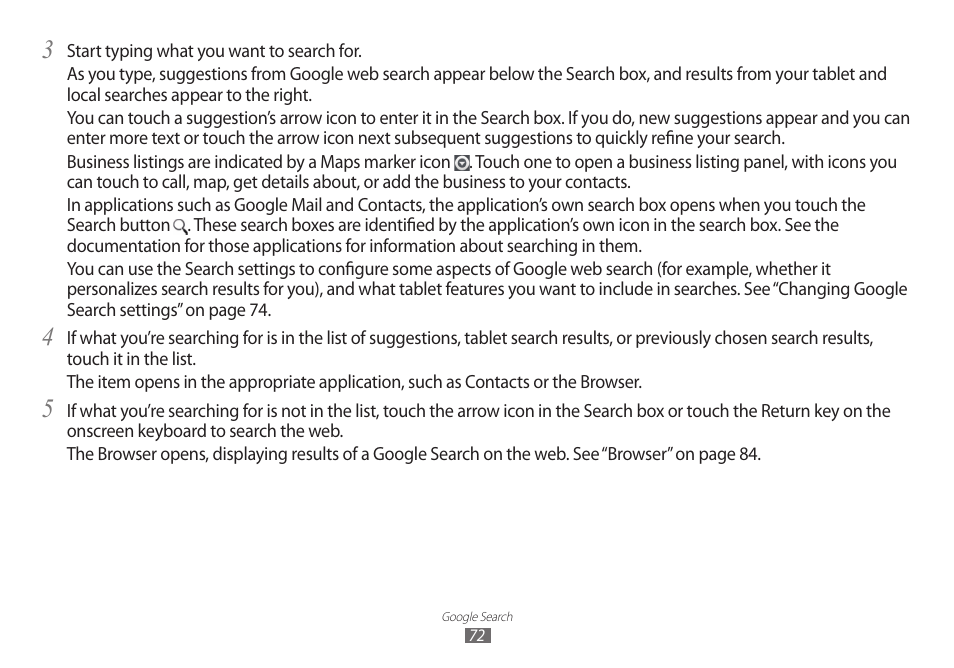 Samsung GT-P7100 User Manual | Page 72 / 108