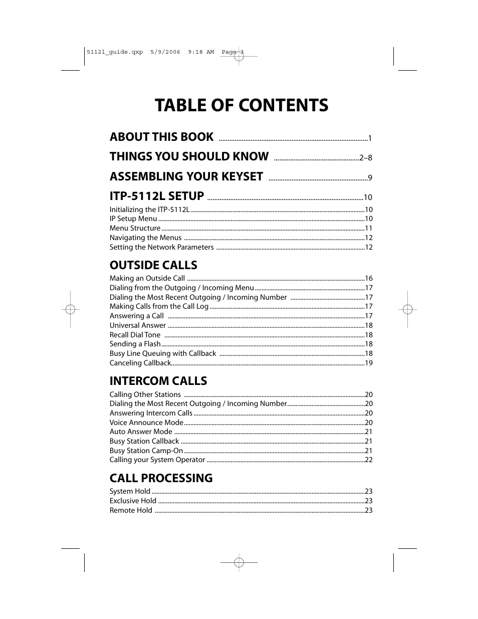Samsung ITP-5112L User Manual | Page 4 / 98