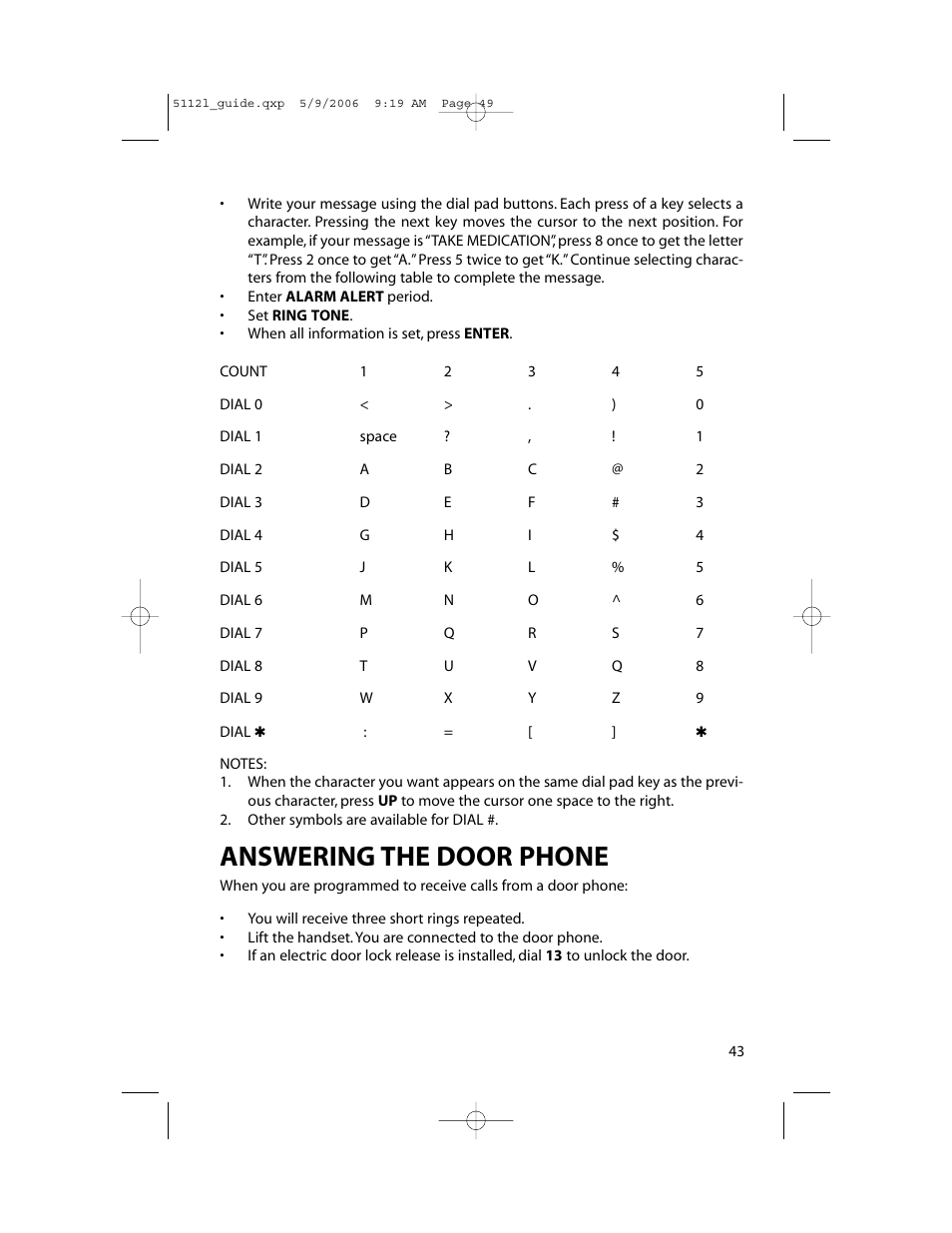 Answering the door phone | Samsung ITP-5112L User Manual | Page 50 / 98