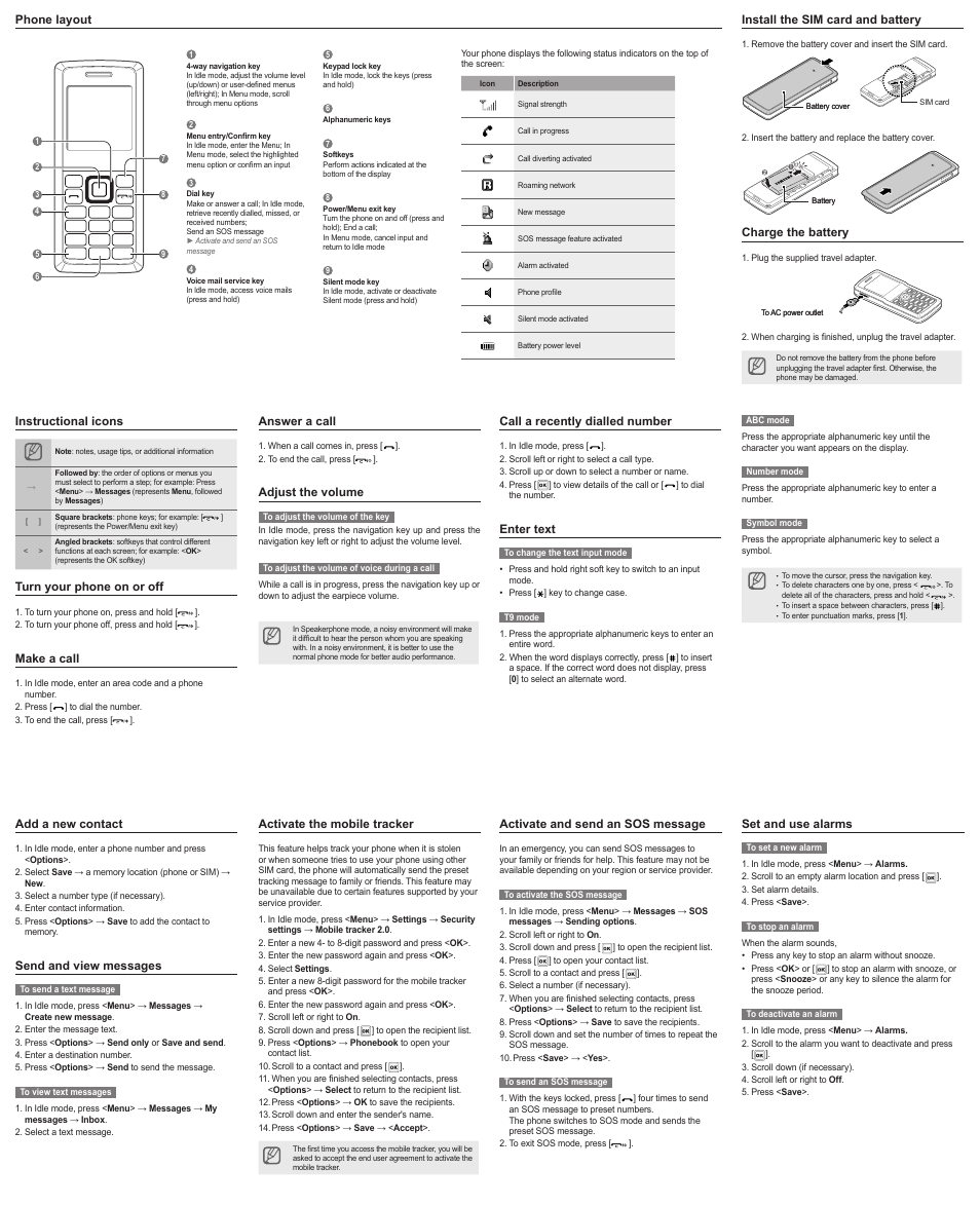 Samsung E1110 User Manual | Page 2 / 2