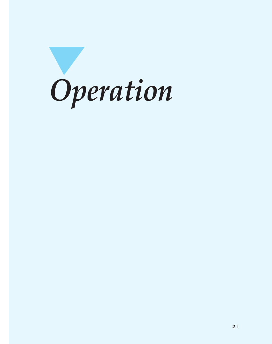 Operation | Samsung SF4500 User Manual | Page 24 / 93