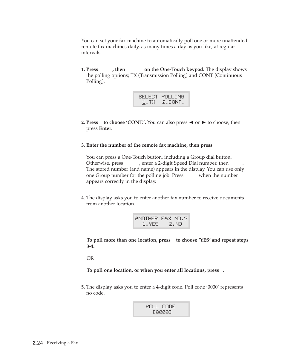 Samsung SF4500 User Manual | Page 47 / 93