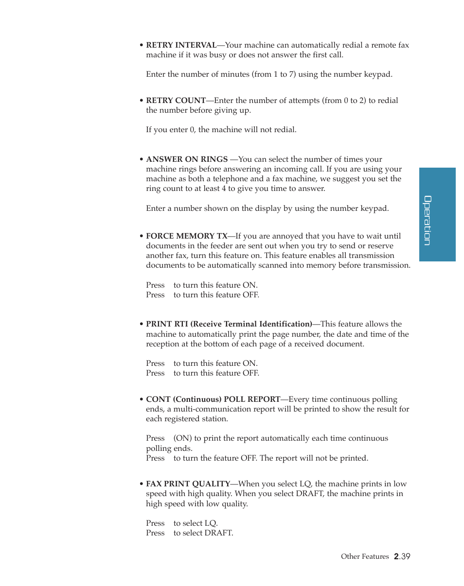 Samsung SF4500 User Manual | Page 62 / 93