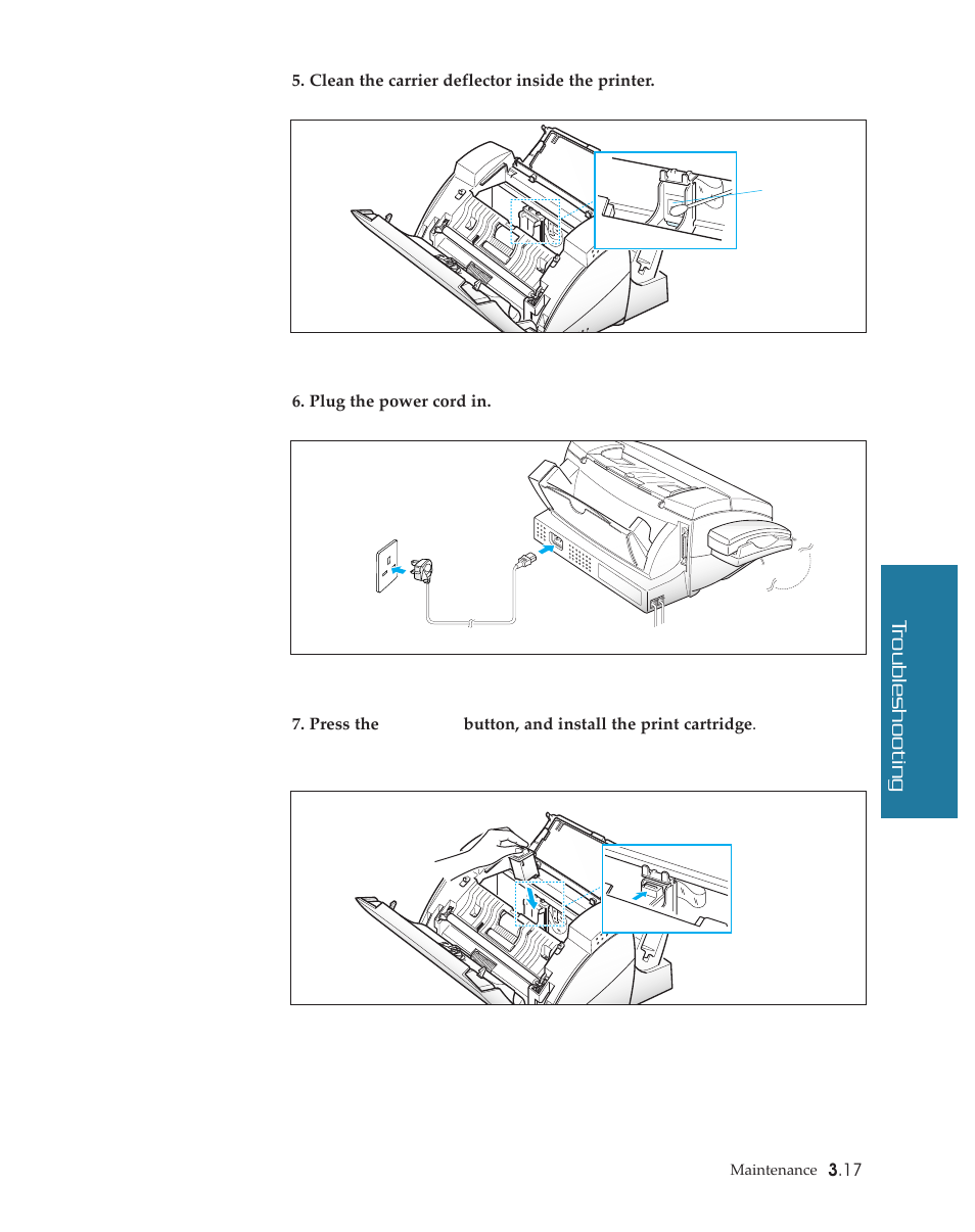 Troubleshooting | Samsung SF4500 User Manual | Page 79 / 93