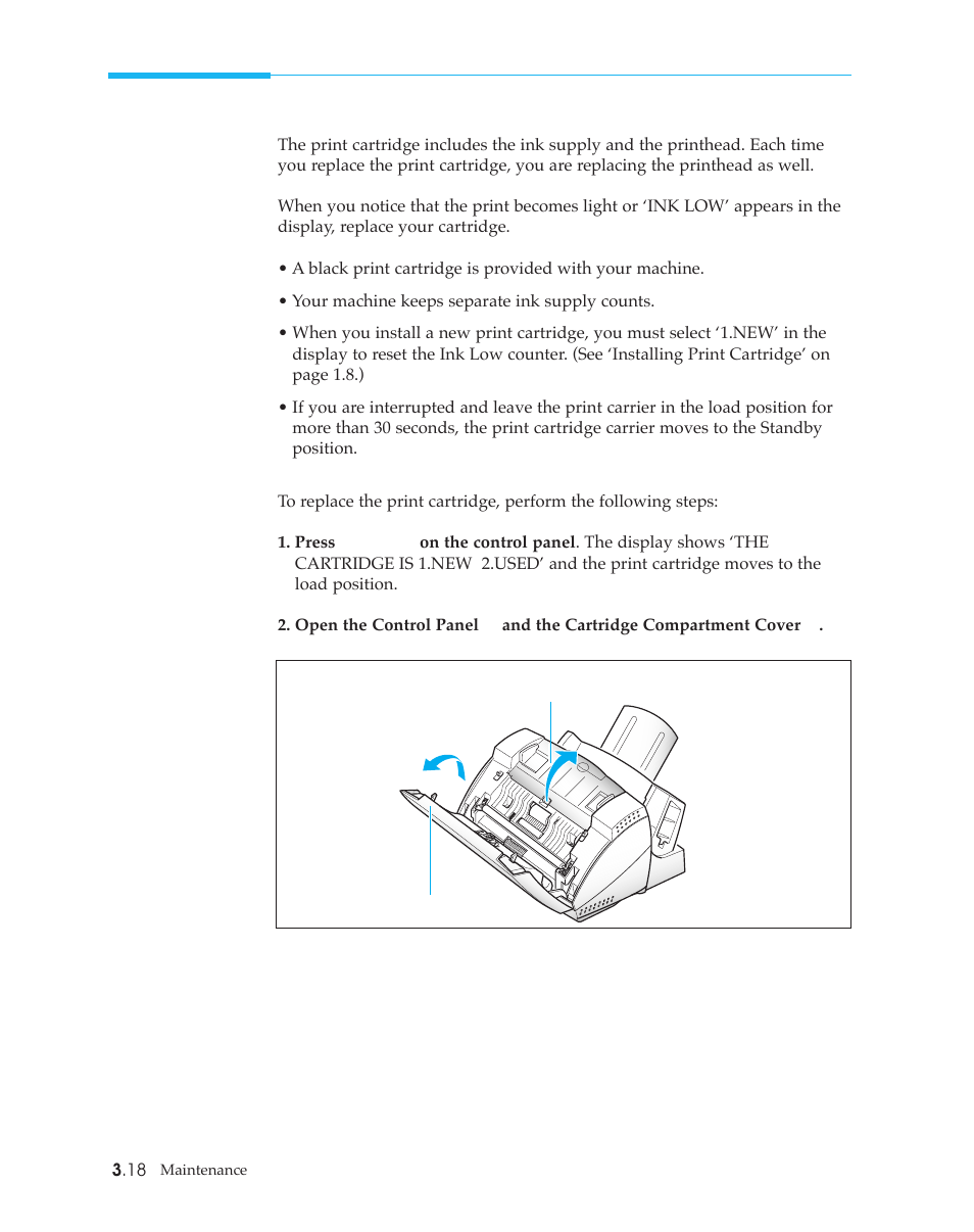 Replacing the print cartridge | Samsung SF4500 User Manual | Page 80 / 93