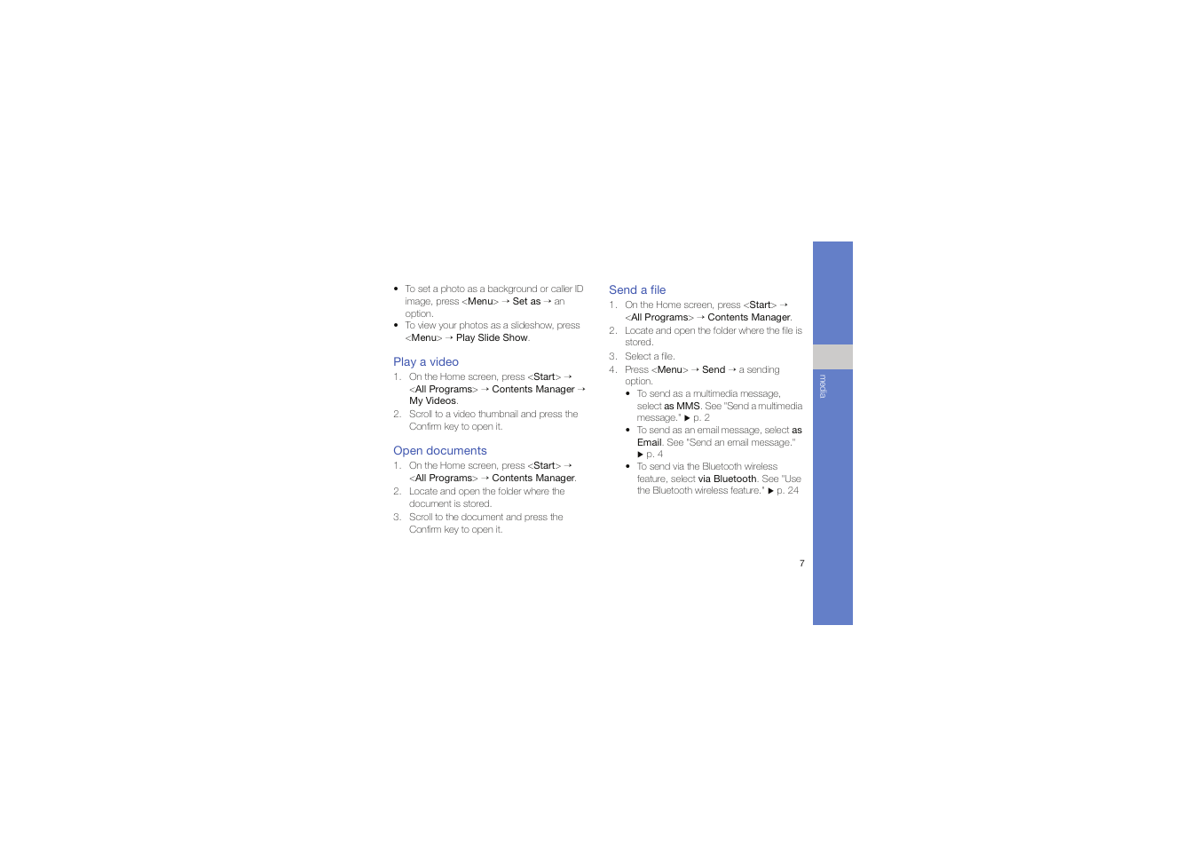 Samsung C6625 User Manual | Page 12 / 66