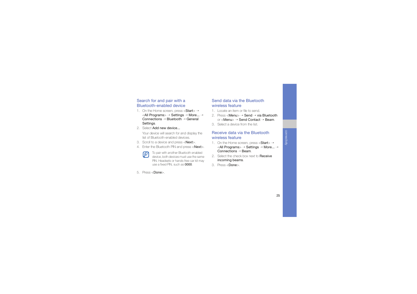 Samsung C6625 User Manual | Page 30 / 66