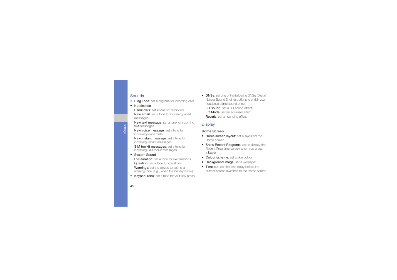 Samsung C6625 User Manual | Page 45 / 66