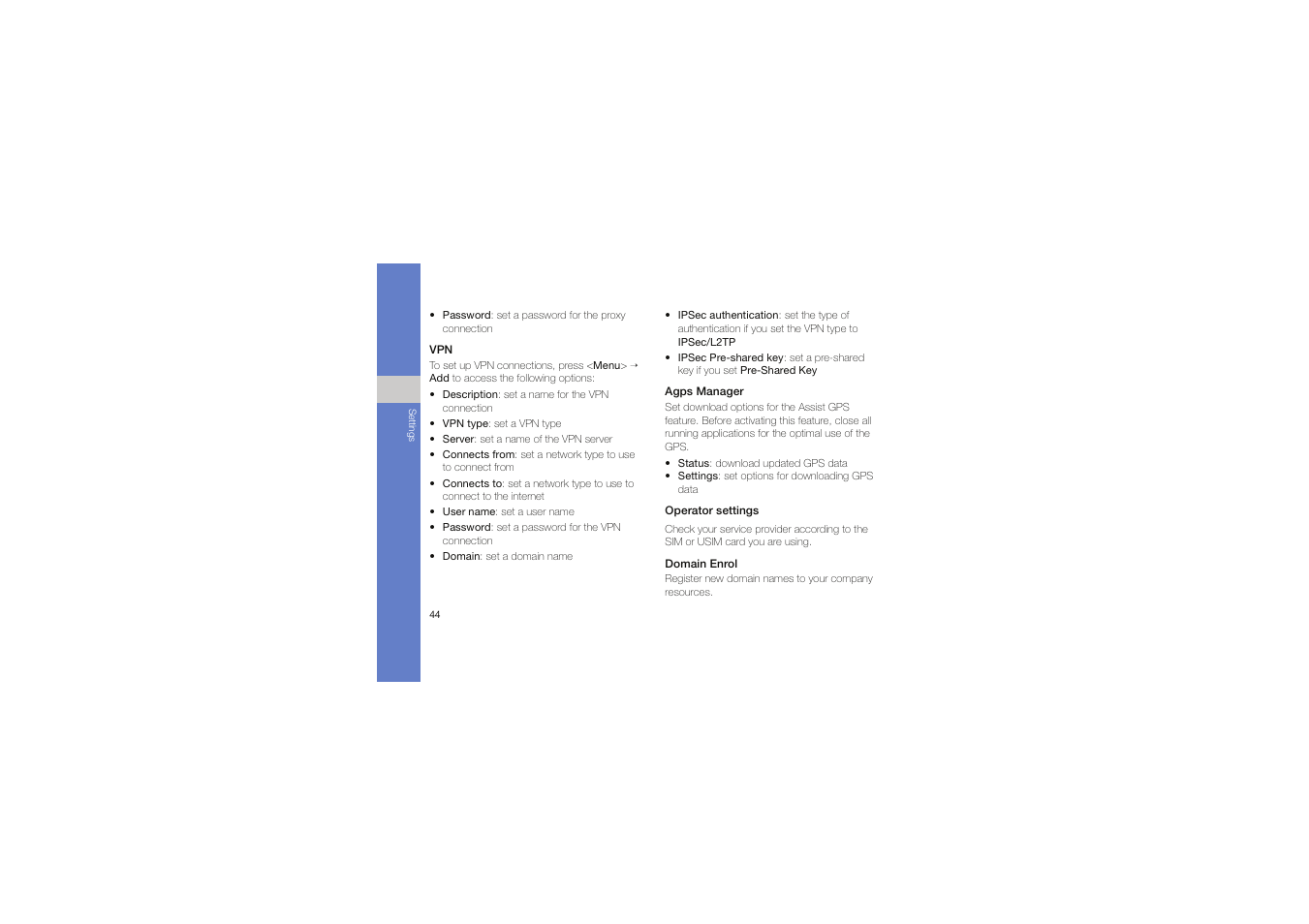 P. 44 | Samsung C6625 User Manual | Page 49 / 66