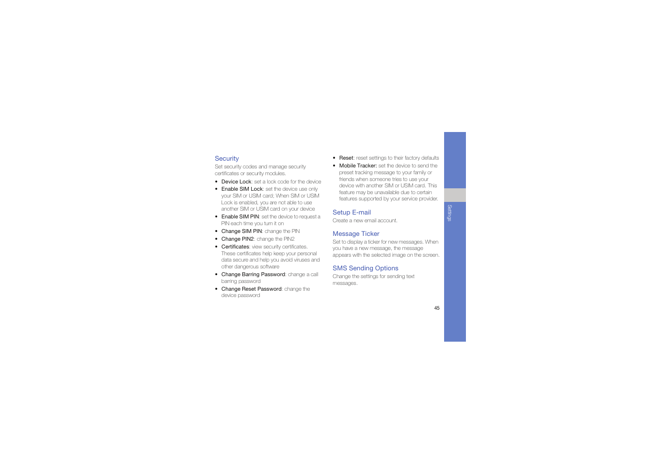Samsung C6625 User Manual | Page 50 / 66