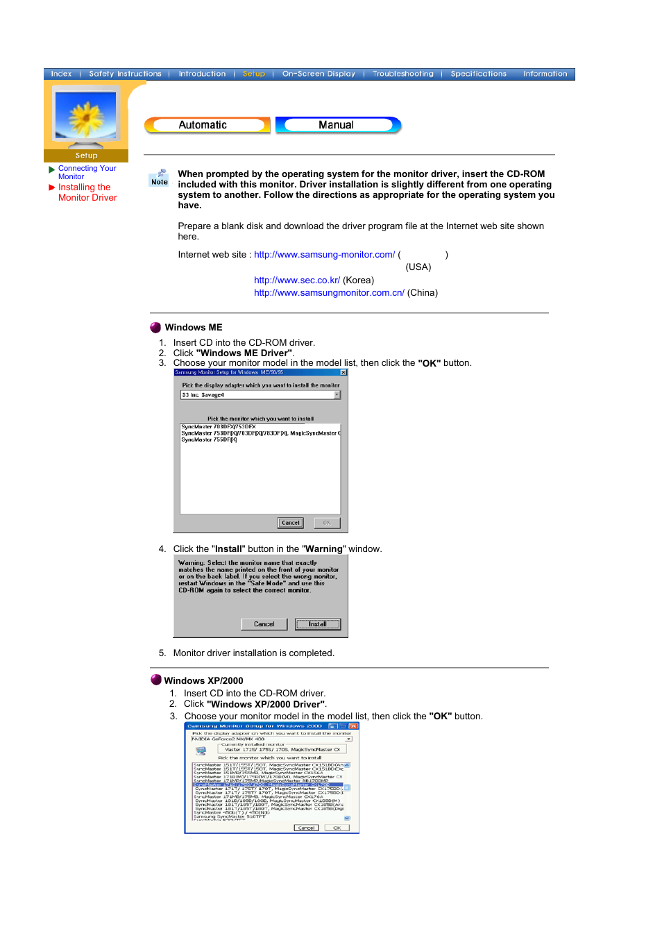 Samsung 151P User Manual | Page 12 / 51