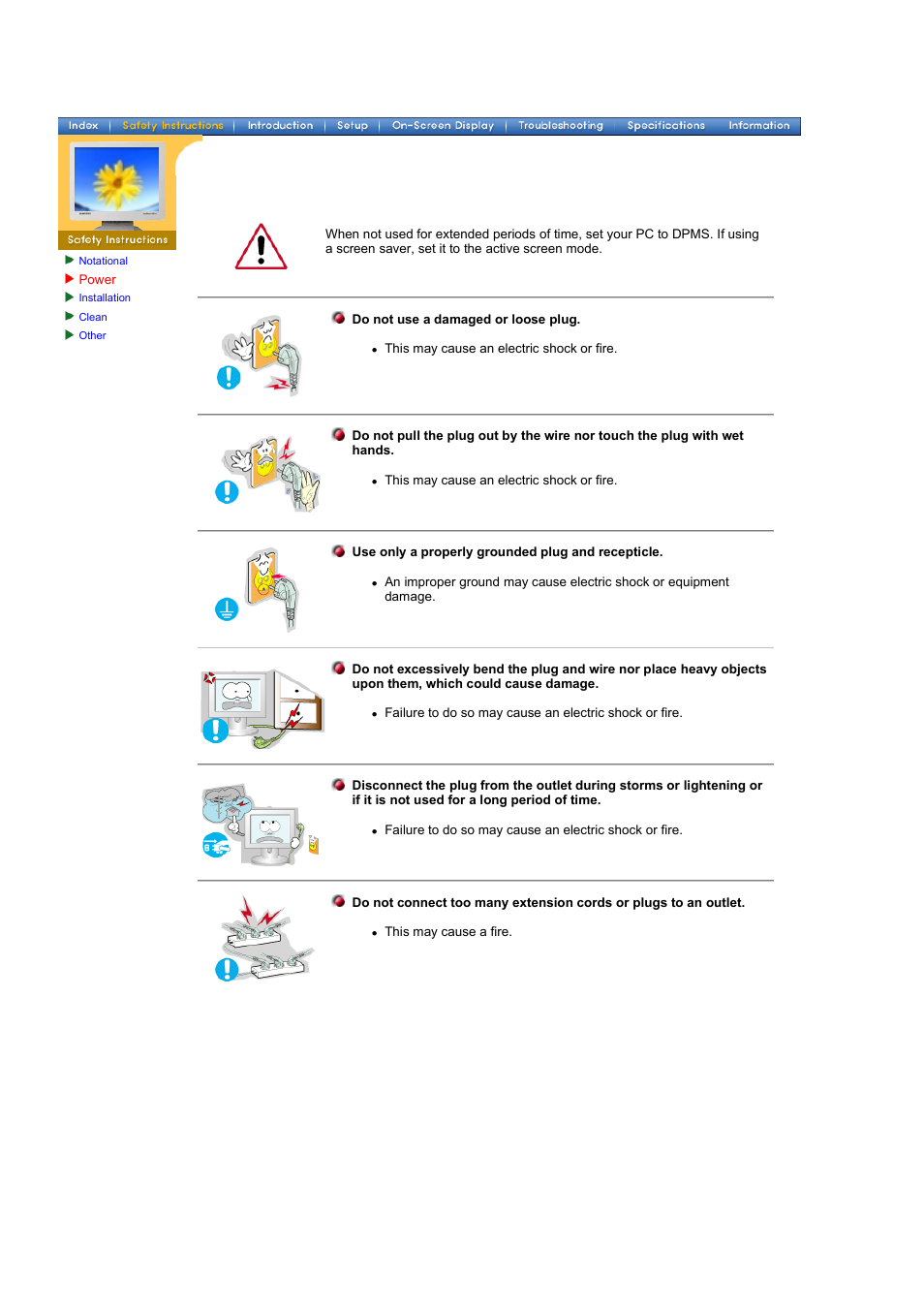 Samsung 151P User Manual | Page 4 / 51