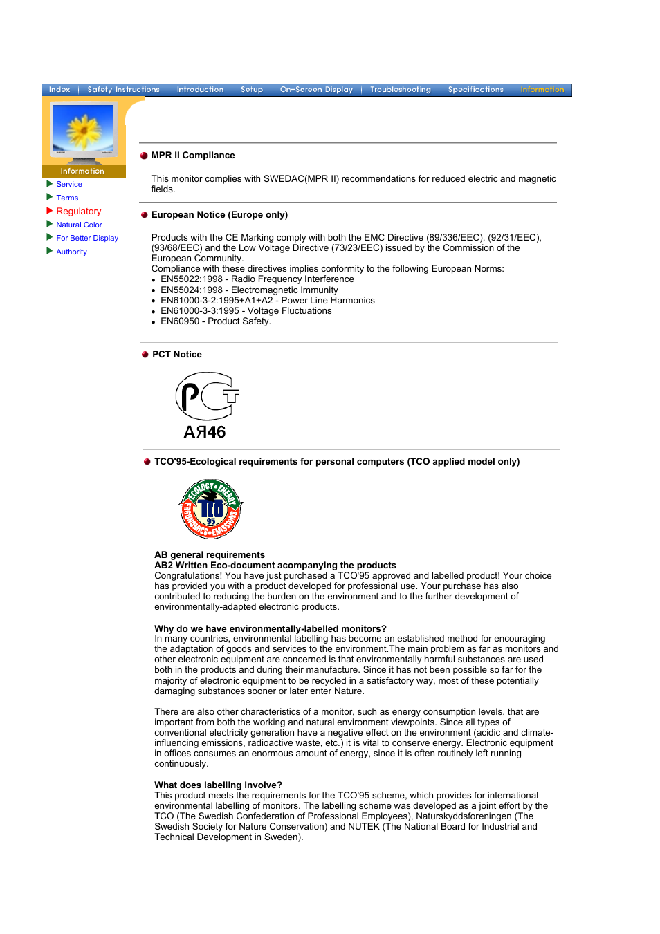Samsung 151P User Manual | Page 45 / 51