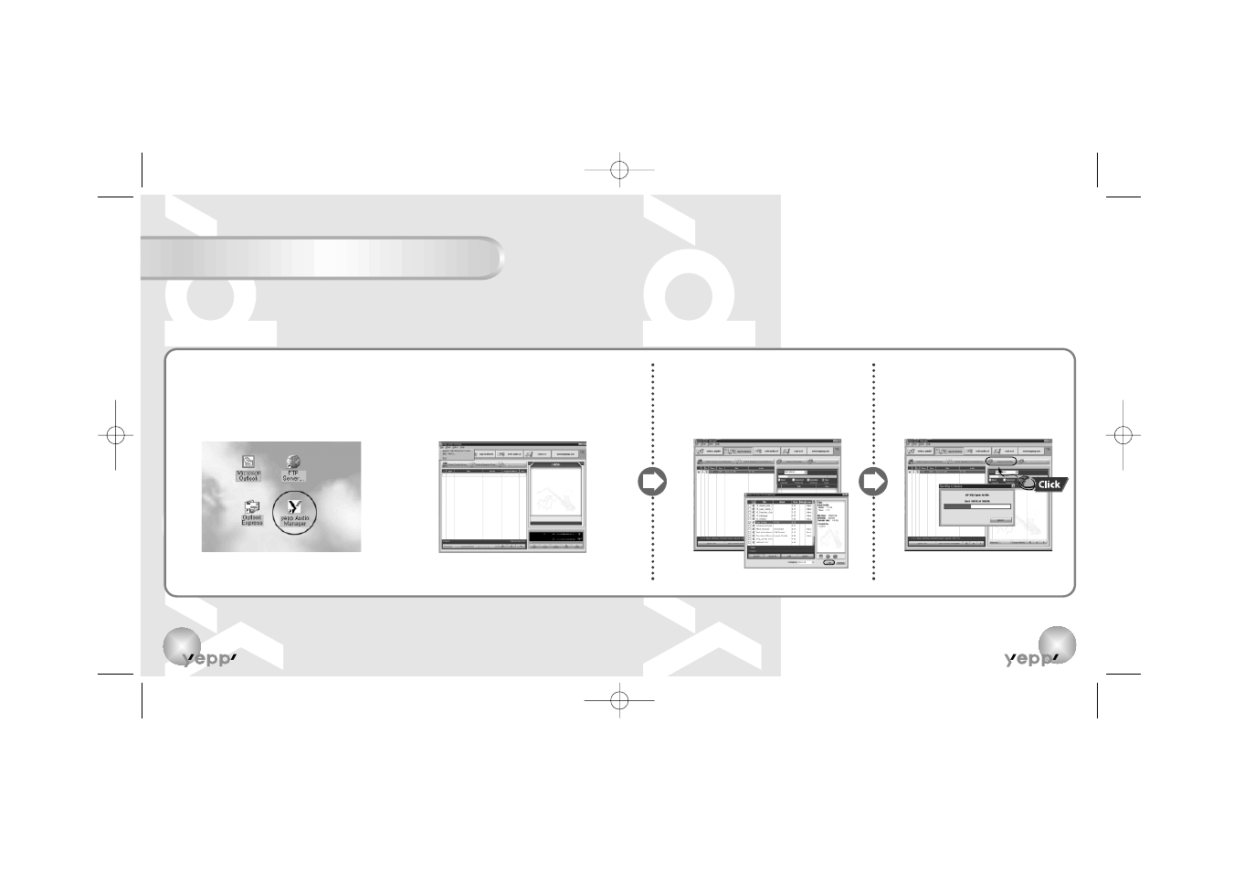 Copying files to yepp (pc) | Samsung YP-90S User Manual | Page 21 / 34