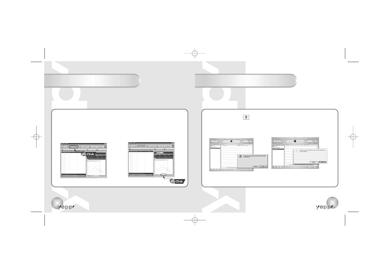 Formatting (pc), Formatting (mac), Formatting (pc) formatting (mac) | Samsung YP-90S User Manual | Page 24 / 34