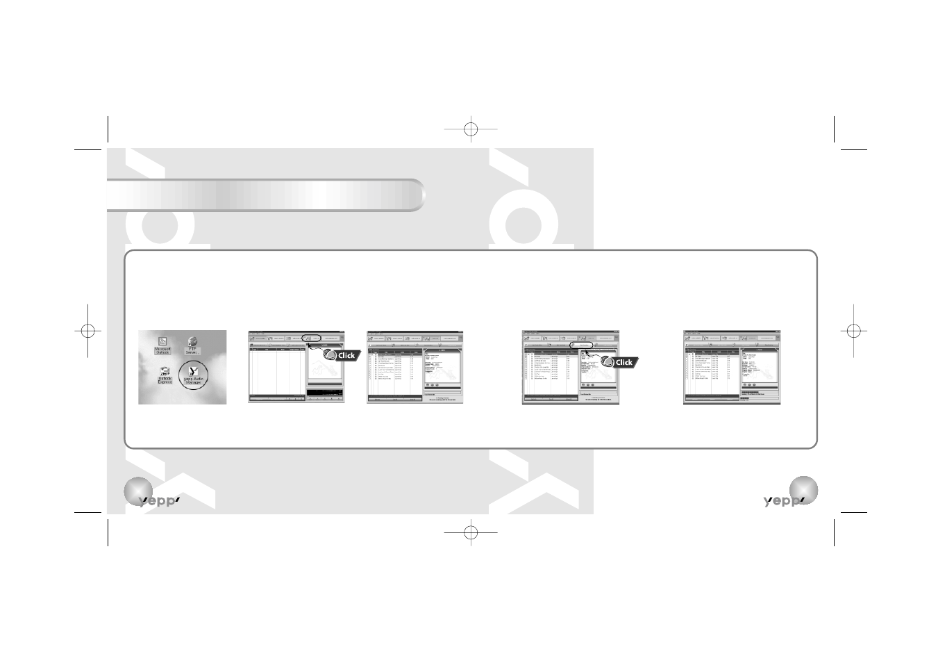 Make mp3 files from an audio cd (pc) | Samsung YP-90S User Manual | Page 26 / 34