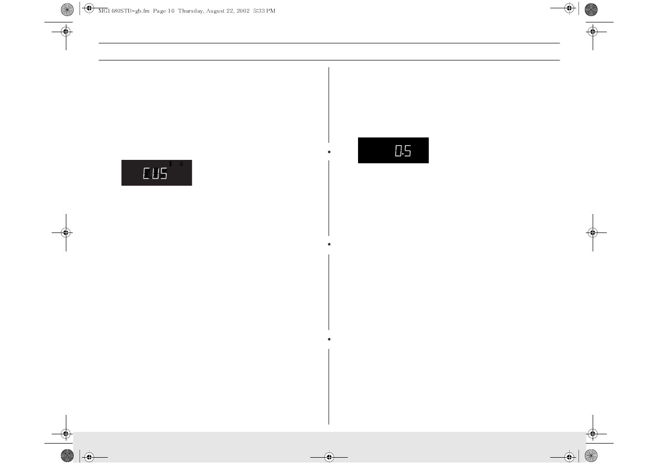 Operation | Samsung MG1480STB User Manual | Page 10 / 28