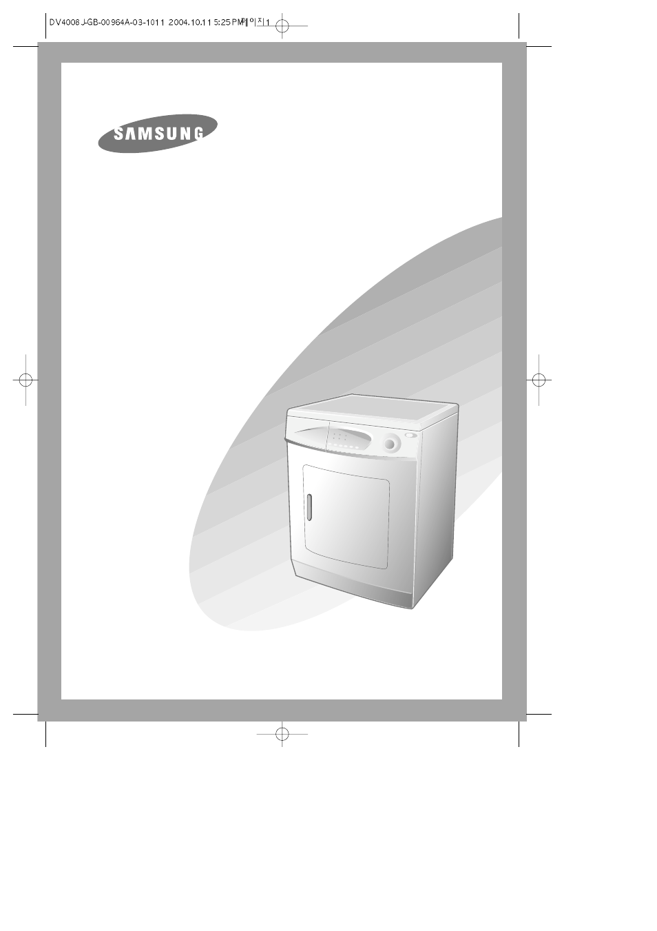 Samsung DV4006 User Manual | 15 pages