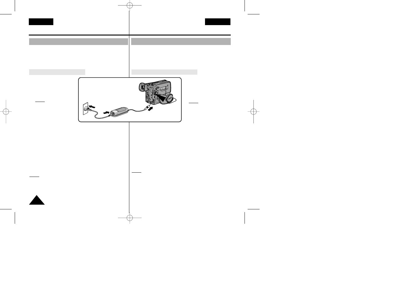 Preparing, Configuración de la videocámara | Samsung VP-W80 User Manual | Page 18 / 64