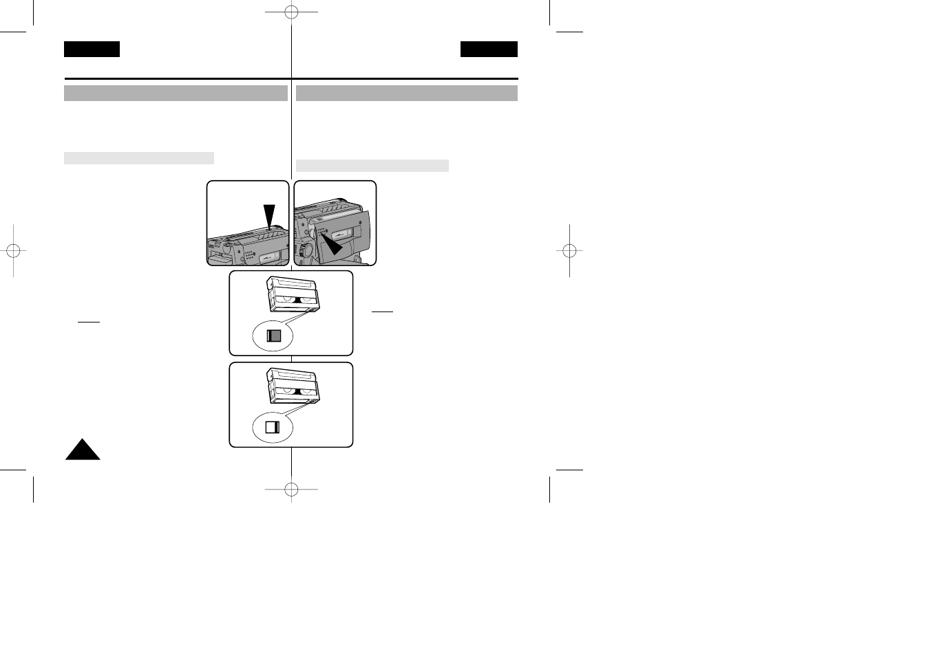 Preparing, Configuración de la videocámara | Samsung VP-W80 User Manual | Page 22 / 64
