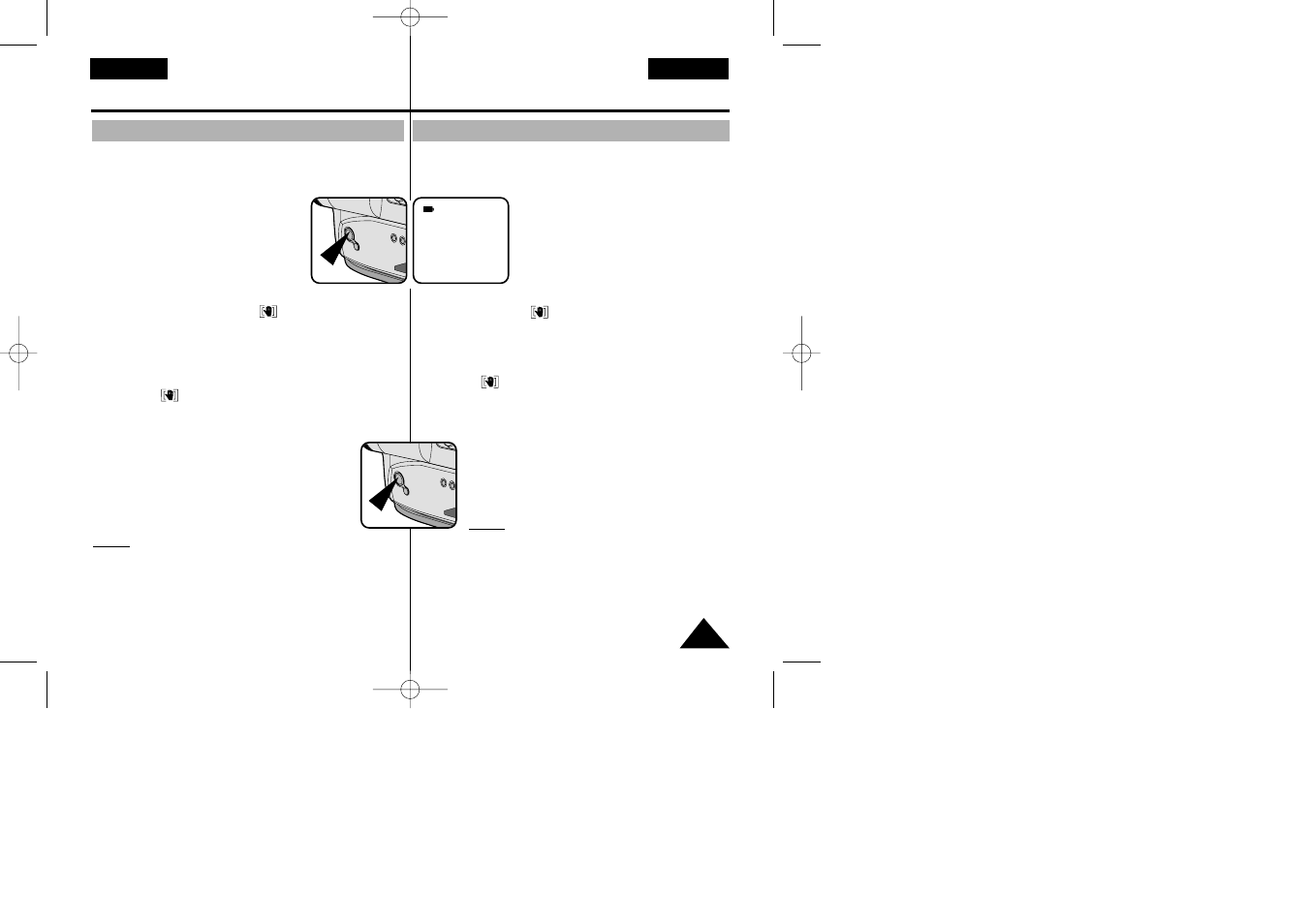 Advanced shooting filmación avanzada | Samsung VP-W80 User Manual | Page 31 / 64