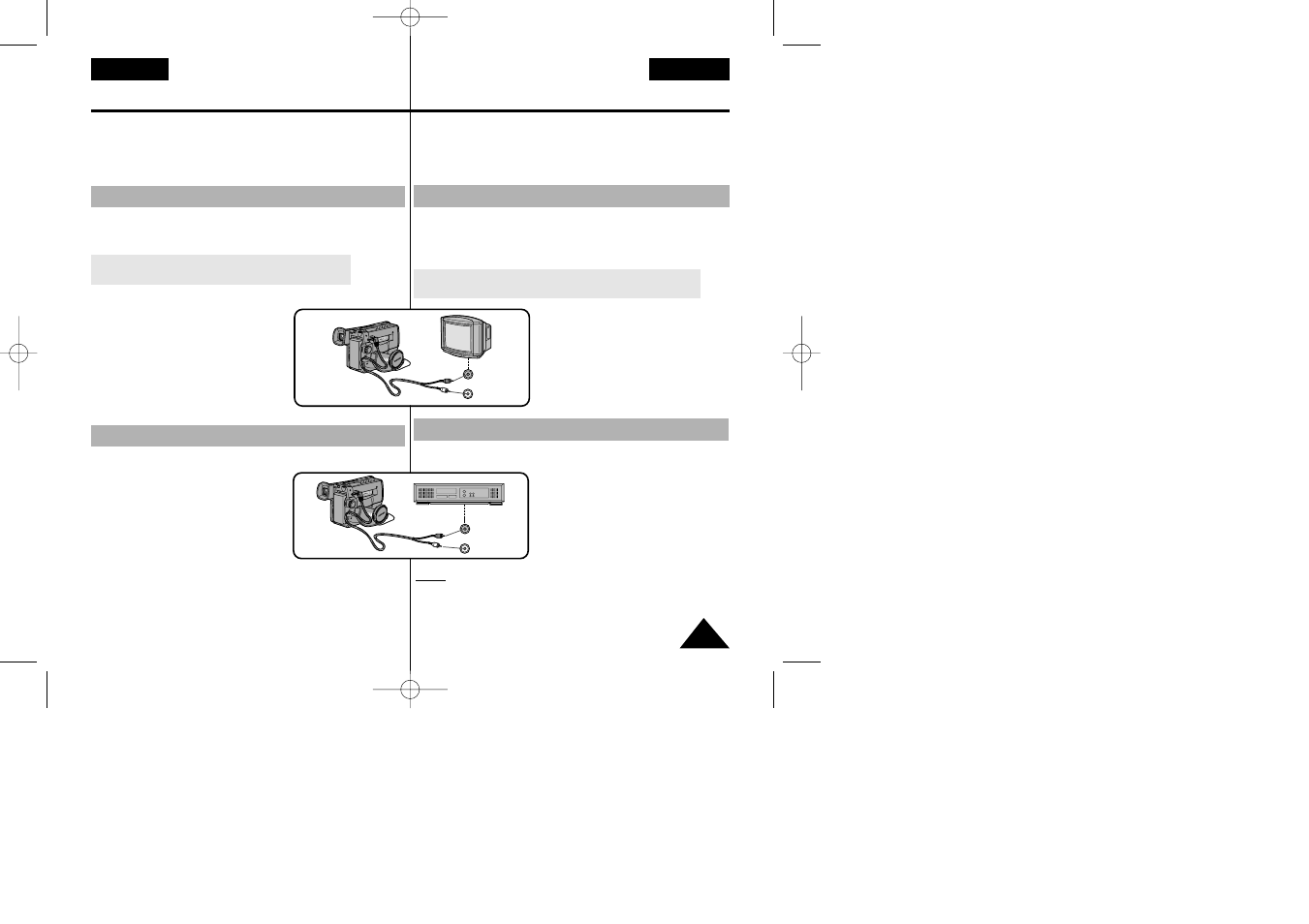 Playing back the tape reproducir una cinta | Samsung VP-W80 User Manual | Page 51 / 64