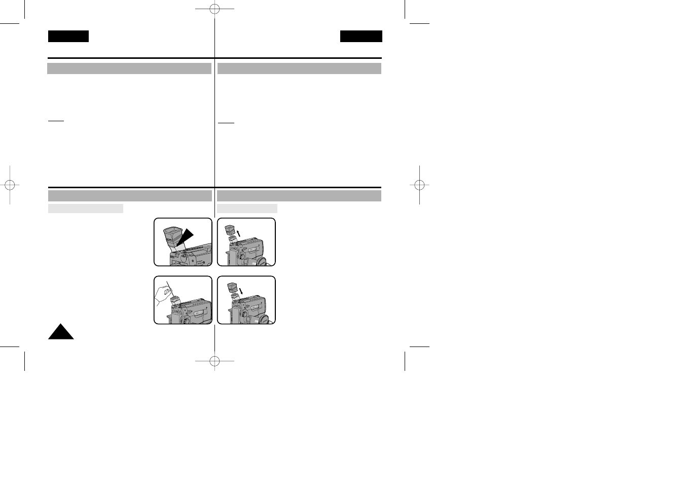 Playing back the tape reproducir una cinta, Maintenance mantenimiento | Samsung VP-W80 User Manual | Page 54 / 64