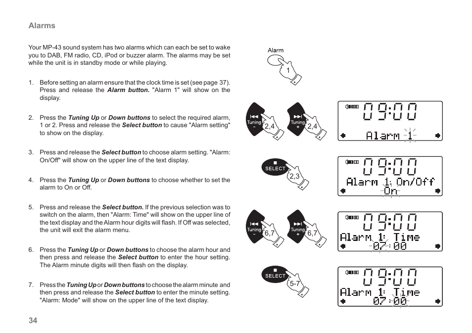 Samsung MP-43 User Manual | Page 36 / 52