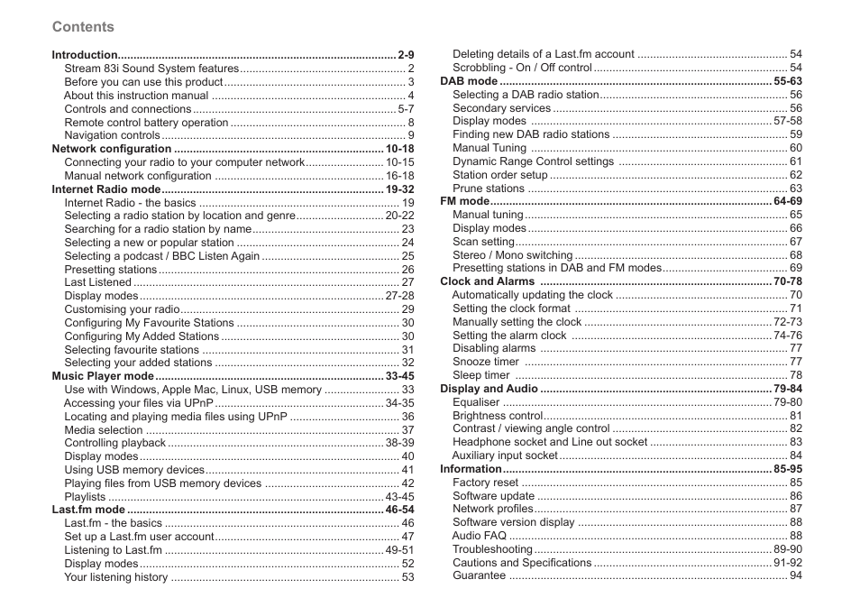 Samsung STREAM 83I User Manual | Page 2 / 96
