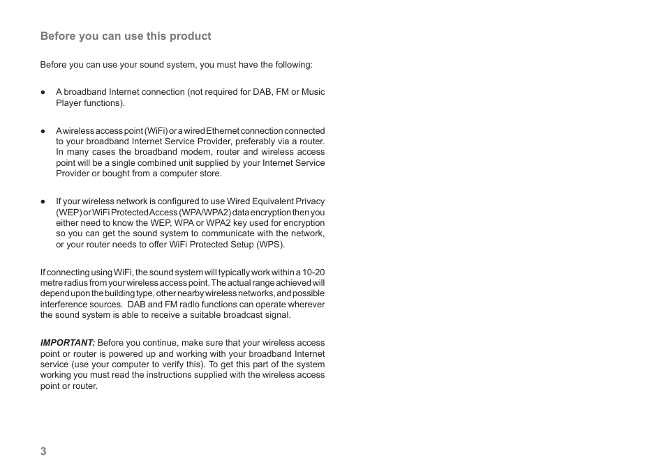 Before you can use this product | Samsung STREAM 83I User Manual | Page 4 / 96