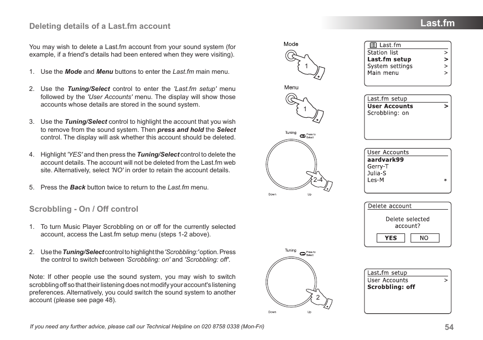Last.fm | Samsung STREAM 83I User Manual | Page 55 / 96